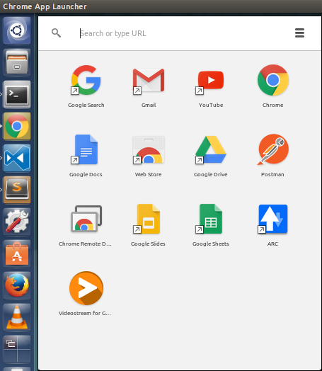 Chrome App Launcher