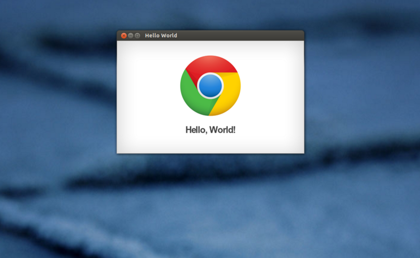 Chrome App hello world